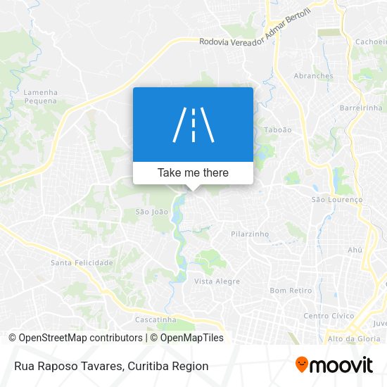 Rua Raposo Tavares map