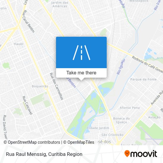 Rua Raul Menssig map