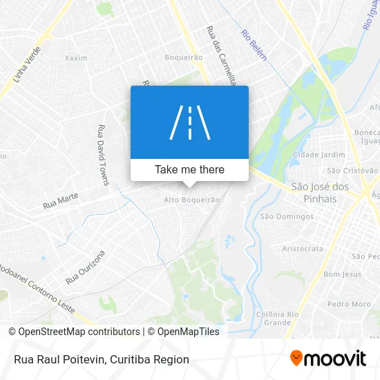 Rua Raul Poitevin map