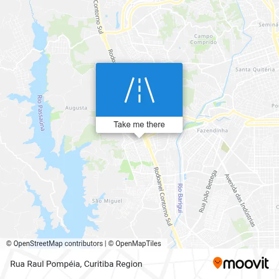 Rua Raul Pompéia map
