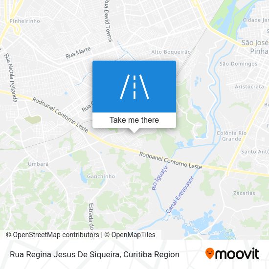 Rua Regina Jesus De Siqueira map