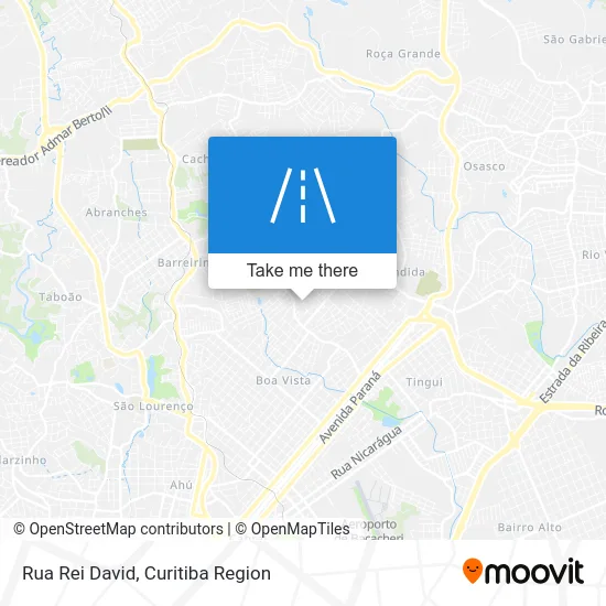 Rua Rei David map