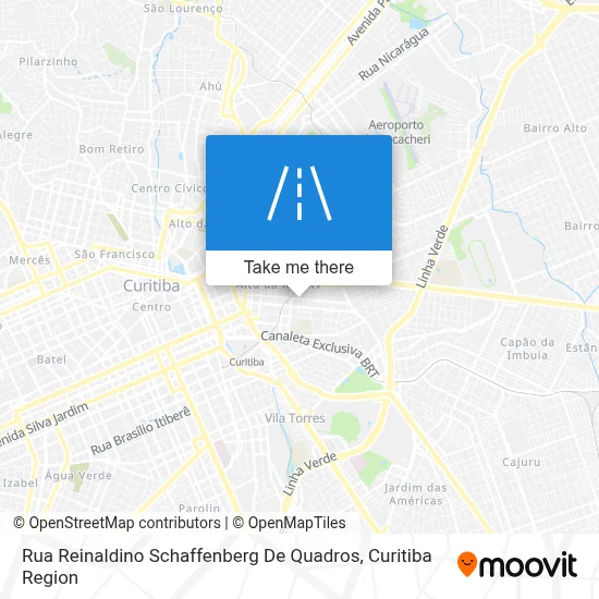 Rua Reinaldino Schaffenberg De Quadros map