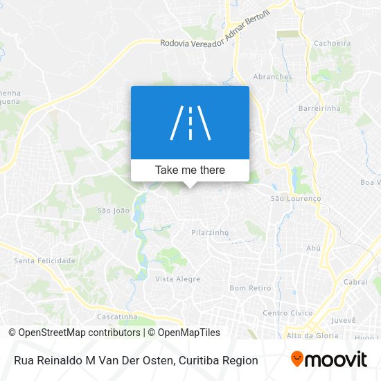 Rua Reinaldo M Van Der Osten map