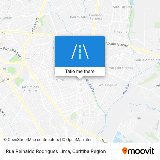 Rua Reinaldo Rodrigues Lima map