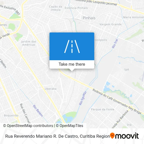 Rua Reverendo Mariano R. De Castro map