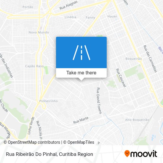 Rua Ribeirão Do Pinhal map