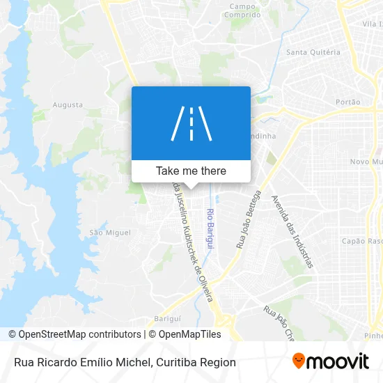 Rua Ricardo Emílio Michel map