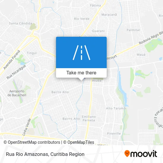 Rua Rio Amazonas map