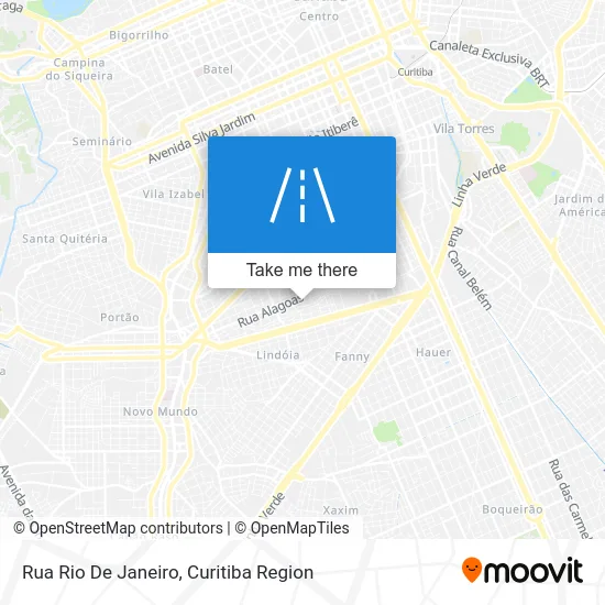 Rua Rio De Janeiro map