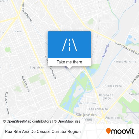 Rua Rita Ana De Cássia map