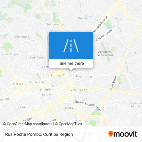 Rua Rocha Pombo map