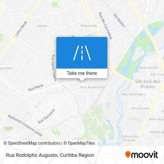 Rua Rodolpho Augusto map