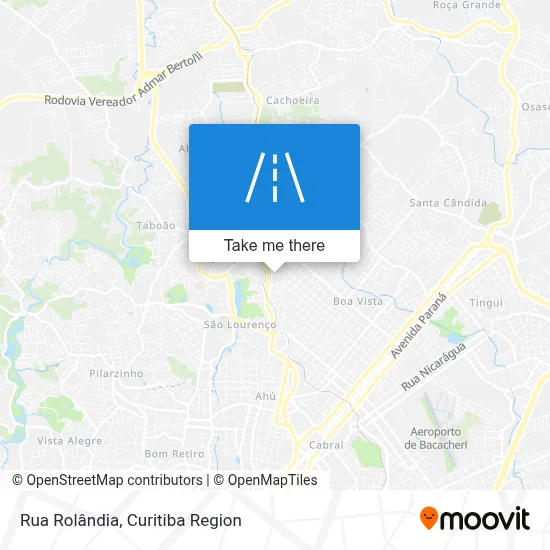 Rua Rolândia map