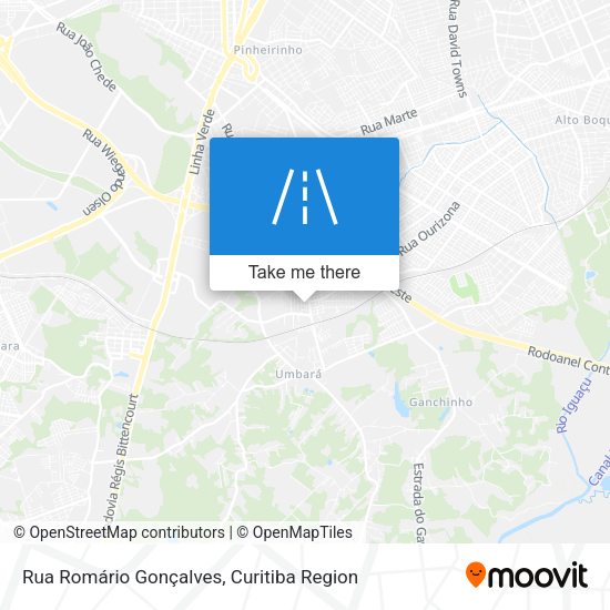 Rua Romário Gonçalves map