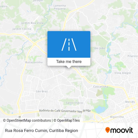 Rua Rosa Ferro Cumin map