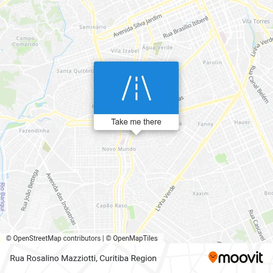 Rua Rosalino Mazziotti map
