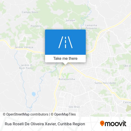 Rua Roseli De Oliveira Xavier map