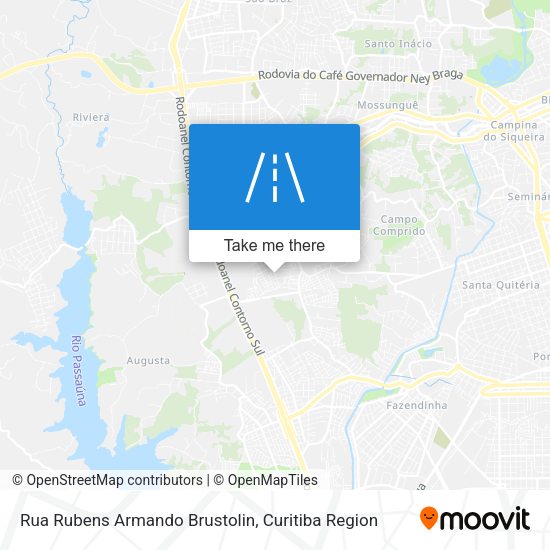 Rua Rubens Armando Brustolin map