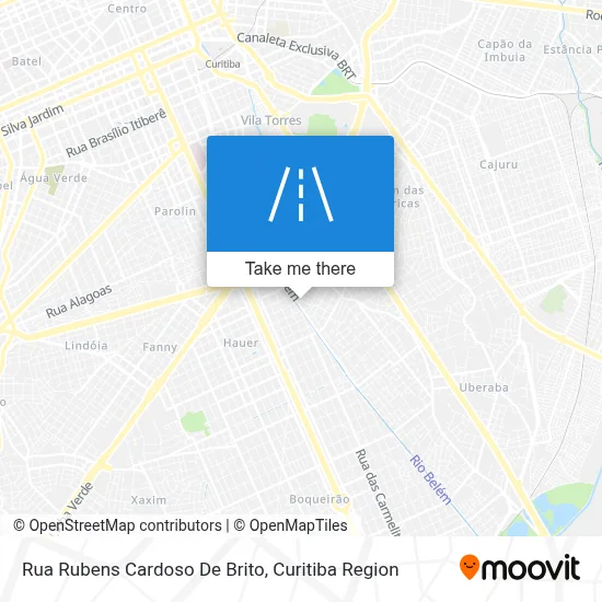 Rua Rubens Cardoso De Brito map