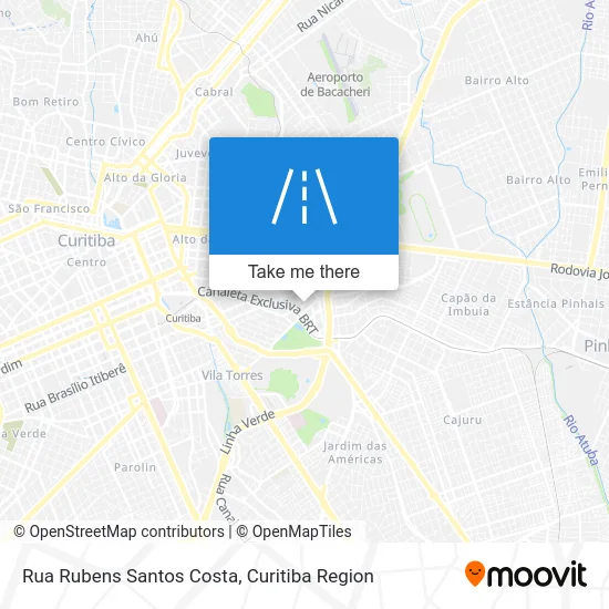 Rua Rubens Santos Costa map