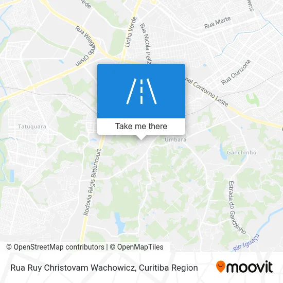 Rua Ruy Christovam Wachowicz map