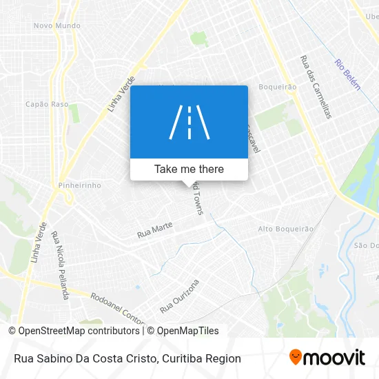 Rua Sabino Da Costa Cristo map