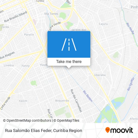 Rua Salomão Elias Feder map