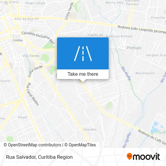 Rua Salvador map