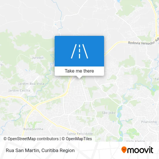 Rua San Martin map