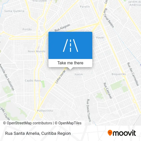 Rua Santa Amelia map