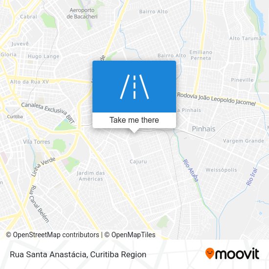 Rua Santa Anastácia map