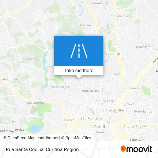 Rua Santa Cecília map