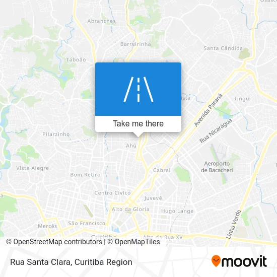 Rua Santa Clara map