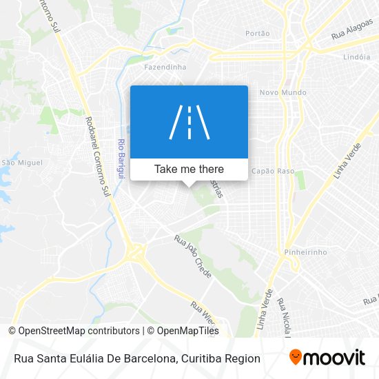 Rua Santa Eulália De Barcelona map