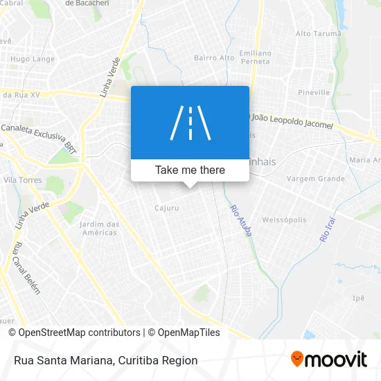 Rua Santa Mariana map