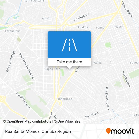 Rua Santa Mônica map