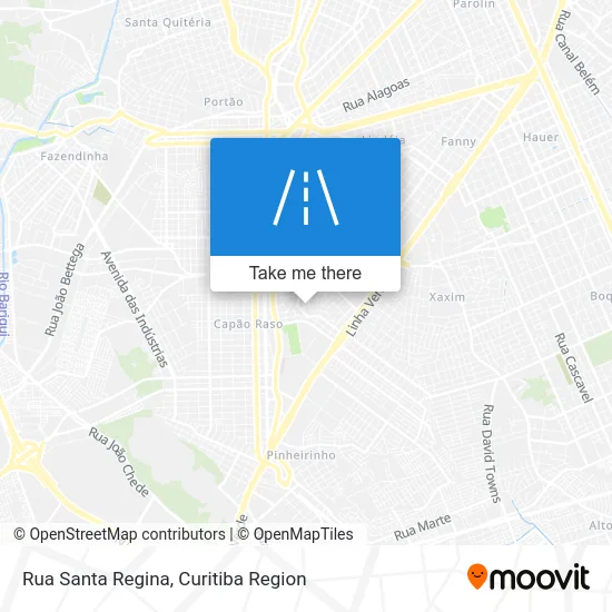 Rua Santa Regina map