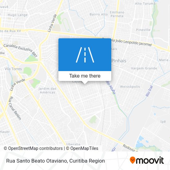 Rua Santo Beato Otaviano map