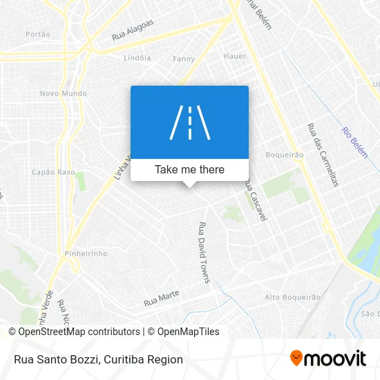 Rua Santo Bozzi map