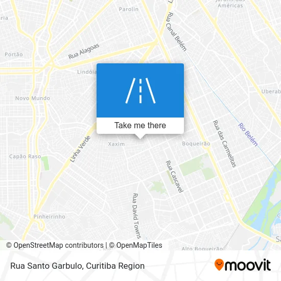 Rua Santo Garbulo map