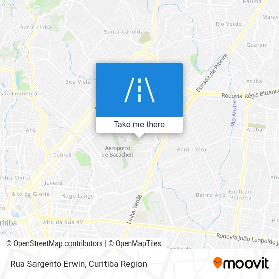 Rua Sargento Erwin map