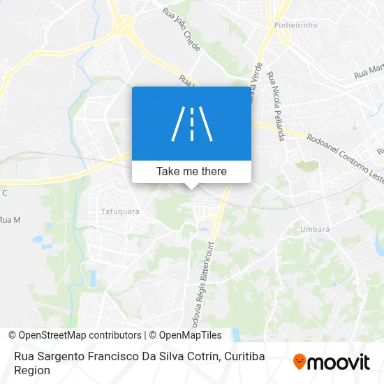 Rua Sargento Francisco Da Silva Cotrin map