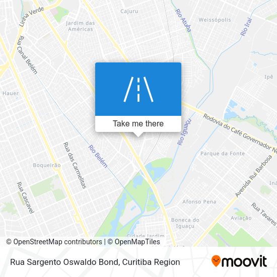 Rua Sargento Oswaldo Bond map