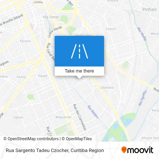 Rua Sargento Tadeu Czocher map