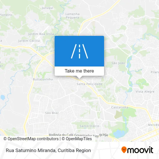 Rua Saturnino Miranda map