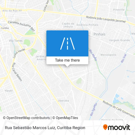Rua Sebastião Marcos Luiz map
