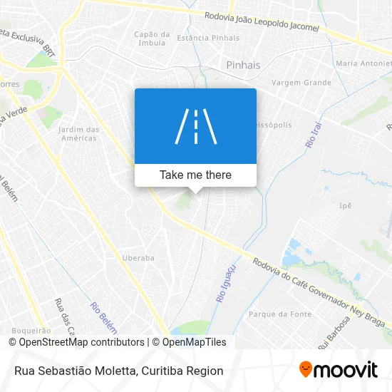 Rua Sebastião Moletta map