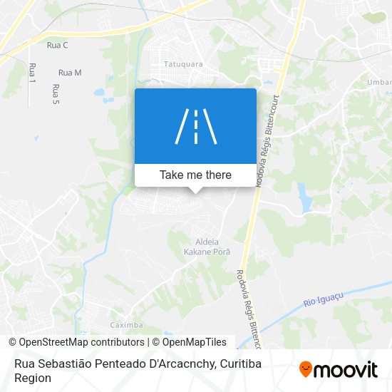 Rua Sebastião Penteado D'Arcacnchy map