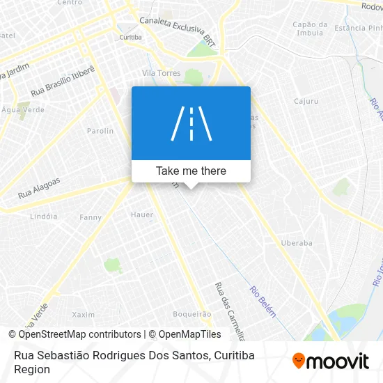Rua Sebastião Rodrigues Dos Santos map